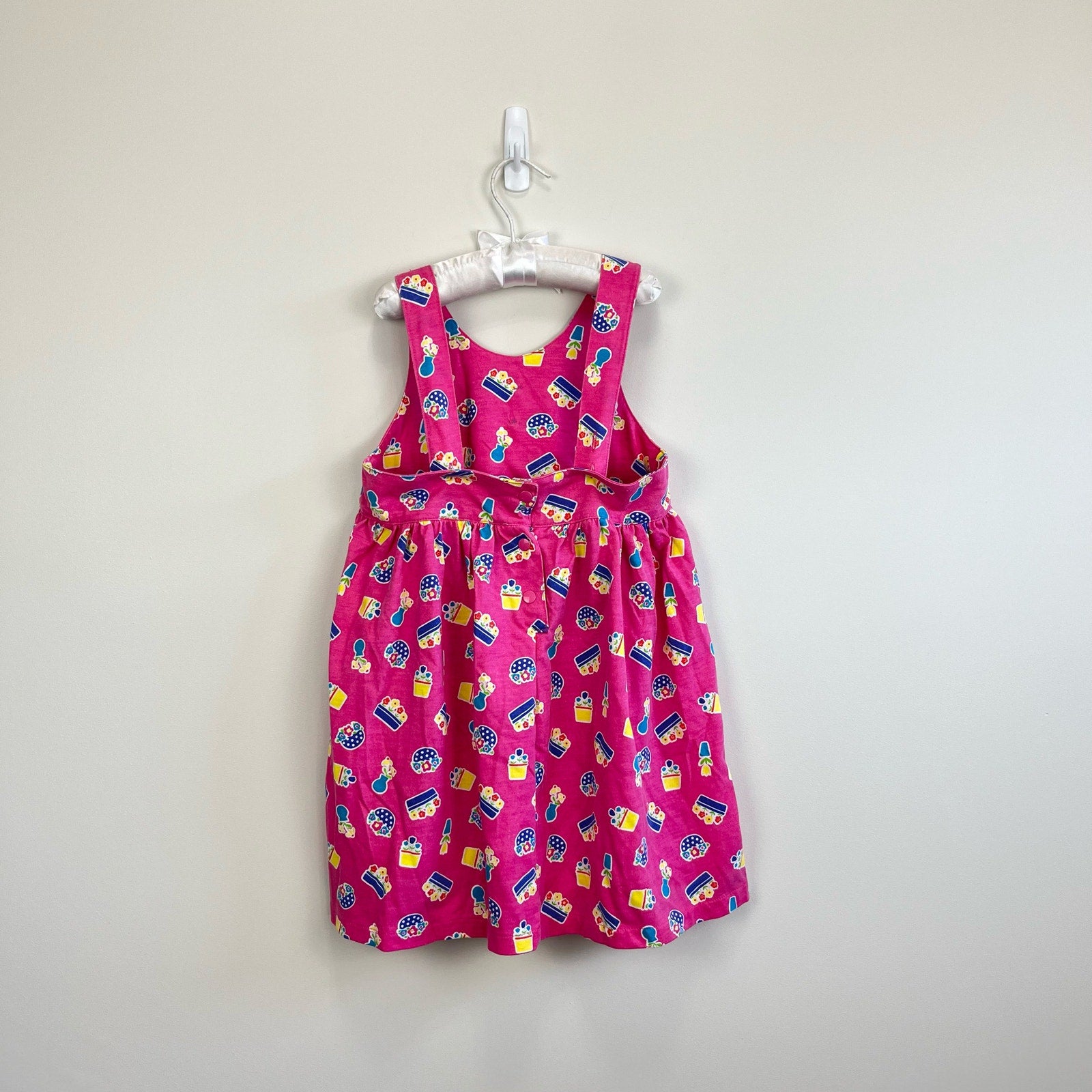 Vintage Kids Classics Pink Garden Dress 6