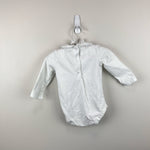 Load image into Gallery viewer, Janie and Jack Baby Peter Pan Collar Bodysuit Ivory 6-12 Months
