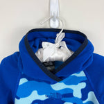 Load image into Gallery viewer, The North Face Glacier Fleece Bunting Blue Camo 3-6 Months
