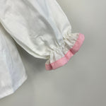 Load image into Gallery viewer, Vintage Healthtex Long Sleeve White Ruffle Blouse 18 Months USA
