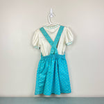 Load image into Gallery viewer, Vintage OshKosh B'gosh Blue Floral Jumper Set 6 USA
