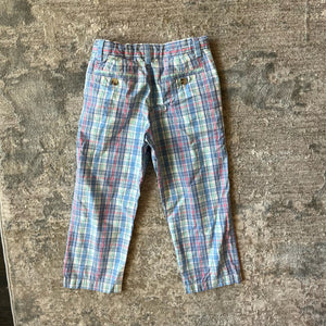 Vineyard Vines Boys Seafeather Plaid Breaker Pants 5T