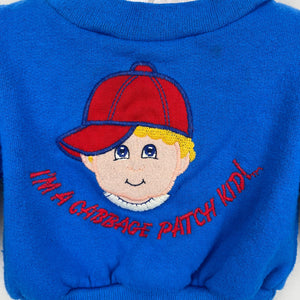 Vintage I'm a Cabbage Patch Kid Blue Sweatshirt 12 Months USA