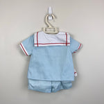 Load image into Gallery viewer, Vintage Cradle Togs 3 Piece Sailor Suit 18 Months NWT
