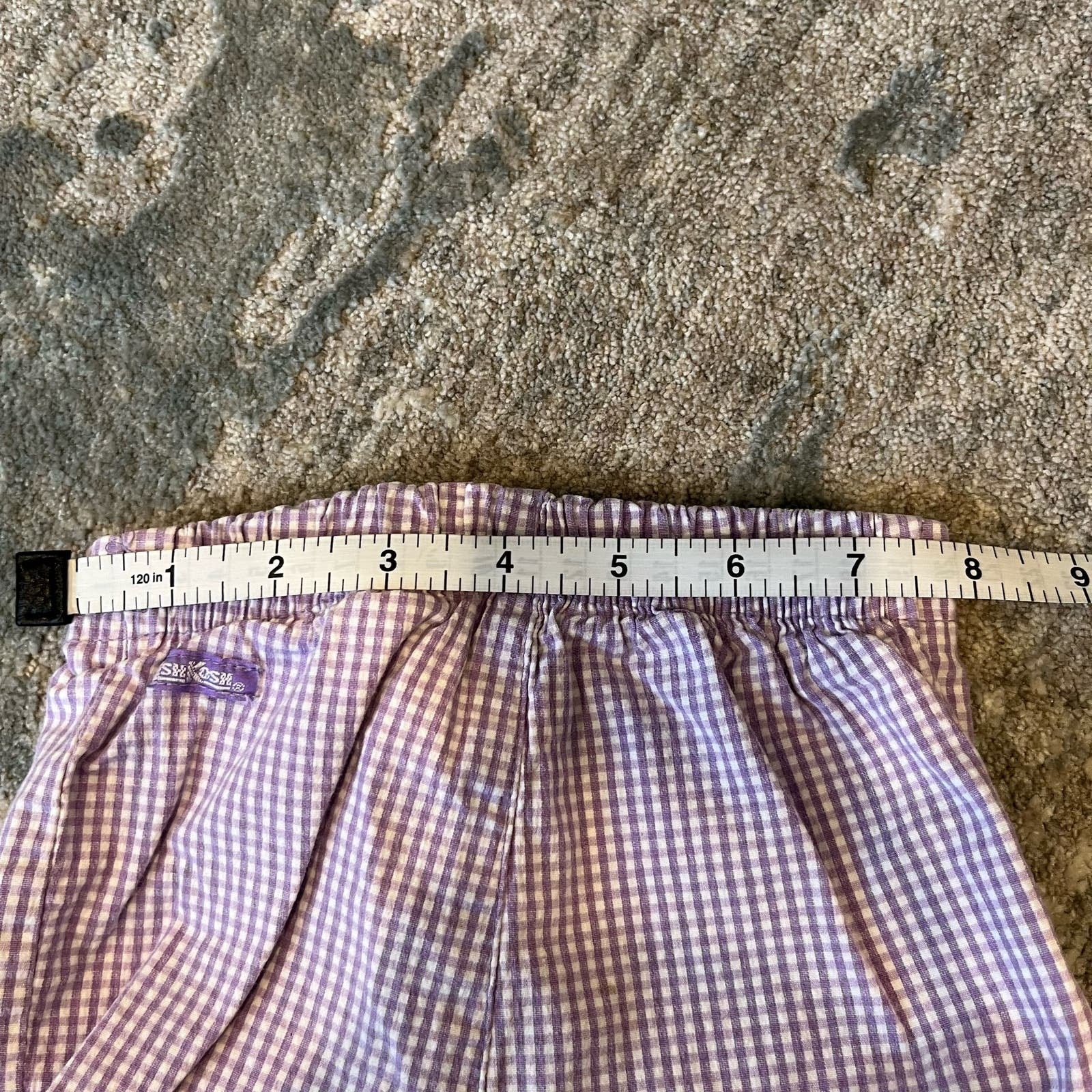 Vintage OshKosh B'gosh Purple Gingham Pants 3T