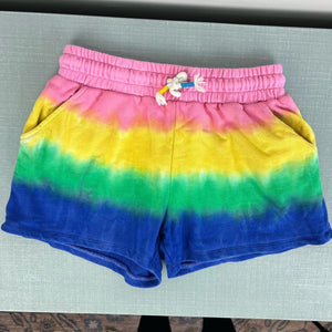 Mini Boden Girls Tie Dye Jersey Shorts 12