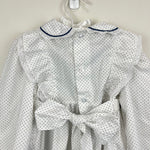 Load image into Gallery viewer, Vintage Polly Flinders Smocked White Ruffle Dress 3T
