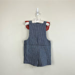 Load image into Gallery viewer, Vintage Good Lad Tailored Striped Ruffle Shortalls 4T
