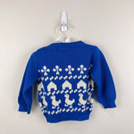 Load image into Gallery viewer, BoBo Choses Farmhouse Knit Organic Cotton Sweater Blue 6 Months 68 cm NWT
