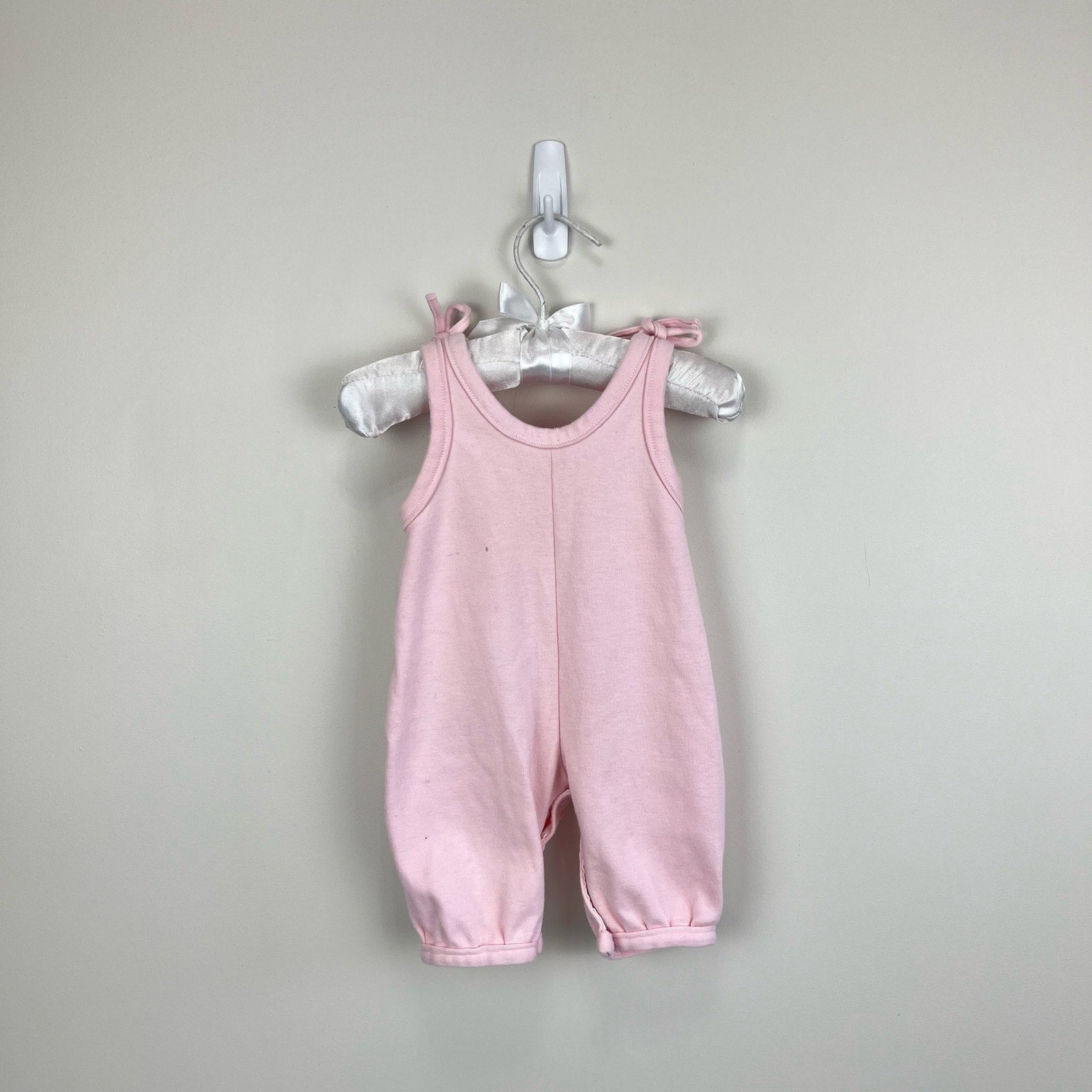 Vintage Carter's Pink Animal Overalls 3 Months USA