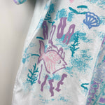 Load image into Gallery viewer, Vintage Our Girl by Healthtex Pastel Fish T-Shirt 7-8
