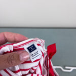 Load image into Gallery viewer, Janie and Jack Red and White Striped Ruffle Dress 18-24 Months
