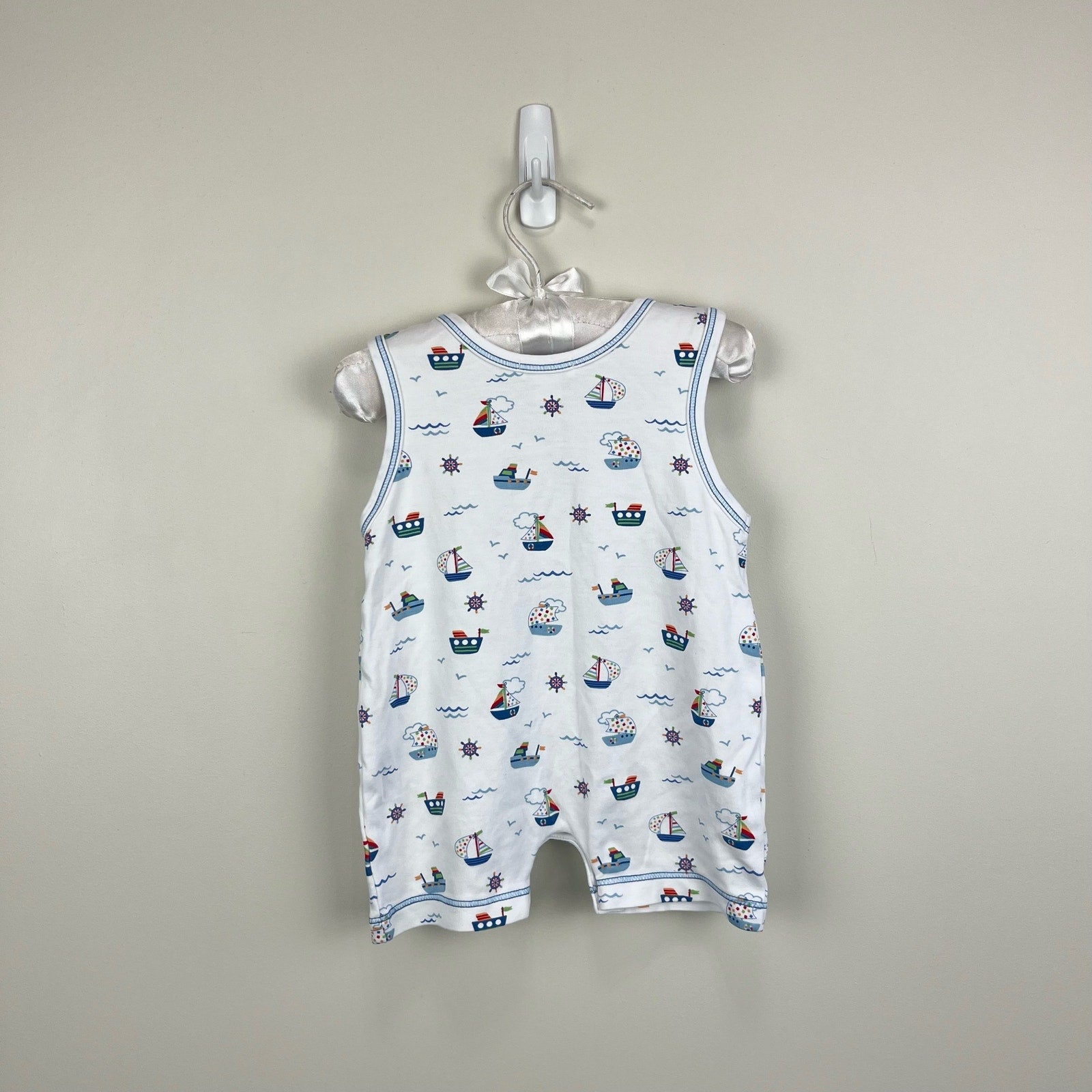 Kissy Kissy Pima Cotton Nautical Playsuit Romper 6-9 Months