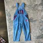 Load image into Gallery viewer, Vintage OshKosh B&#39;gosh Tartan Blues Overalls 6
