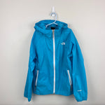 Load image into Gallery viewer, The North Face Girls Blue Hydrenalite Windbreaker Rain Jacket 10/12
