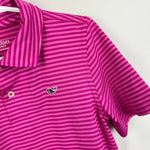 Load image into Gallery viewer, Vineyard Vines Boys&#39; Kennedy Stripe Sankaty Performance Polo Pink 6
