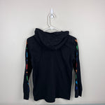Load image into Gallery viewer, Adidas Long Sleeve Black Hoodie Logo Tee Shirt M 10/12
