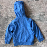 Load image into Gallery viewer, Mini Boden Applique Hoodie &amp; Leggings Set Elizabethan Blue Peeping Animals 2-3
