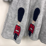 Load image into Gallery viewer, Mini Boden x Roald Dahl The BFG Knitted Royal Guards Dress 5-6
