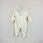 Load image into Gallery viewer, Kissy Kissy Organic Cotton Cream Sheep Footie 0-3 Months NWT
