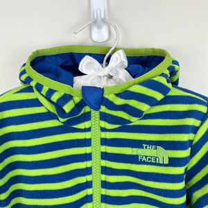 The North Face Reversible Scout Wind Jacket Blue Green 6-12 Months