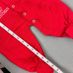 Load image into Gallery viewer, Vintage BabyGro Baby's First Christmas Footie Large USA

