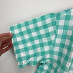Load image into Gallery viewer, Vintage Esprit Kids D'Amor Green Plaid Button Up Collared Shirt 7-8
