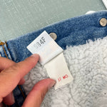Load image into Gallery viewer, Vintage Levi's Sherpa Lined Denim Trucker Jacket 12 Months USA
