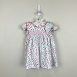 Load image into Gallery viewer, Kissy Kissy Tulip Festival Print Smocked Dress 0-3 Months NWT
