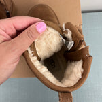 Load image into Gallery viewer, Ugg Kids' Neumel High Suede Sheepskin Chukka Boot Chestnut 13
