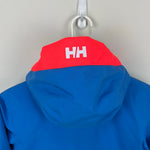 Load image into Gallery viewer, Helly Hansen Girls Stellar Detachable Hood Ski Jacket Ultra Blue 10
