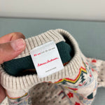 Load image into Gallery viewer, Hanna Andersson Novelty Holiday Sweater Set Rainbow Gnomes 80 cm 18-24 Months
