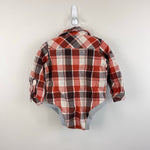 Load image into Gallery viewer, Me &amp; Henry Corduroy Overalls and Plaid Bodysuits Bundle 9-12 Months
