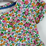 Load image into Gallery viewer, Mini Boden short Sleeve Fun Floral Jersey Dress 4-5
