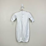 Load image into Gallery viewer, Kissy Kissy Smocked Serenity Sack Gown White Small 0-3 Months NWT
