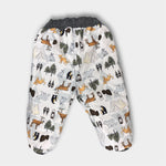Load image into Gallery viewer, The North Face Baby Reversible Perrito Snow Pants Gray Woodland Animals 3-6 Months
