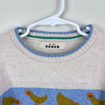 Load image into Gallery viewer, Mini Boden All Over Fair Isle Sweater Easter Farm Animals 7-8

