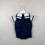 Load image into Gallery viewer, Vintage Good Lad Sailor Suit Romper 24 Months USA NWOT
