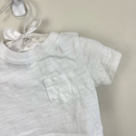Load image into Gallery viewer, Janie and Jack Soft Cotton Slub White Bodysuit 6-12 Months
