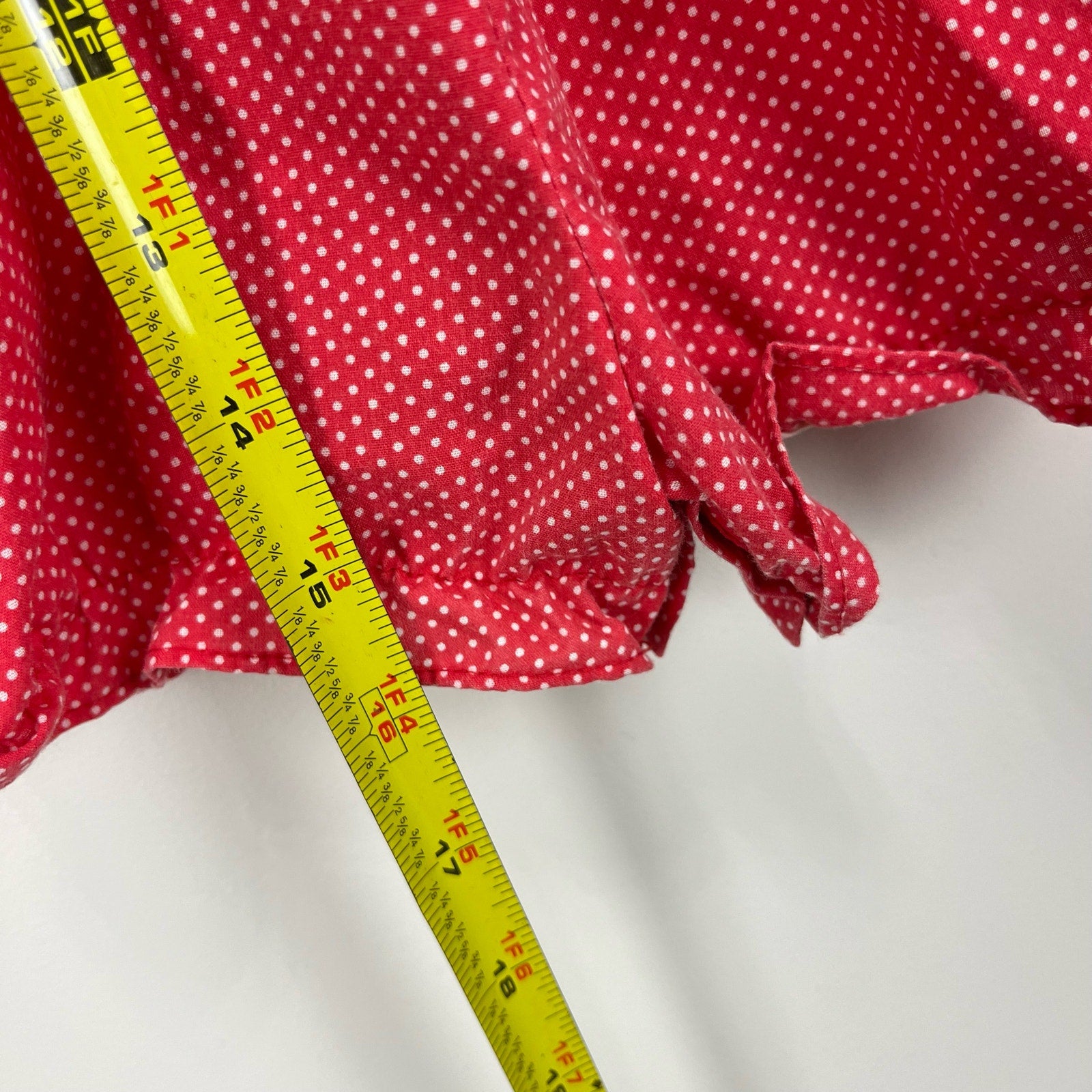 Vintage Polka Dot Ruffle Sun Suit 18 Months