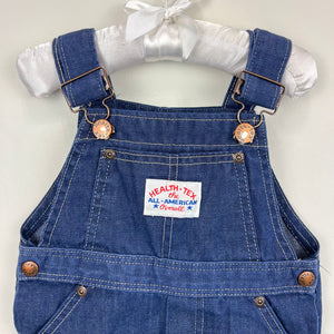 Vintage Healthtex All American Denim Overalls 3T USA