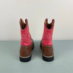 Load image into Gallery viewer, Itasca Girls Western Buckaroo Cowboy Boots Deputy Pink 4
