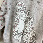 Load image into Gallery viewer, Vintage Ala Mode Drop Waist Cheetah Sweatshirt Dress 6
