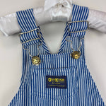 Load image into Gallery viewer, Vintage OshKosh B'gosh Blue Striped Overalls 18 Months

