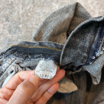 Load image into Gallery viewer, Vintage Lee Gray Acid Wash Double Yoke Zipper Jeans 12 USA
