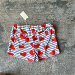 Load image into Gallery viewer, Mini Boden Toweling Heart Print Shorts 12 NWT
