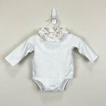 Load image into Gallery viewer, Ralph Lauren Eyelet Trim Interlock Bodysuit 3 Months
