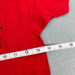 Load image into Gallery viewer, Vintage Bloopers Let's Play Ball Red T-Shirt Large 10-12 USA NWT
