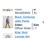 Load image into Gallery viewer, Vineyard Vines Boys' Corduroy Jetty Pants officer Khaki 7
