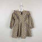 Load image into Gallery viewer, Mini Boden Long Sleeve Ruffle Dress Multi Ditsy Floral 12-18 Months
